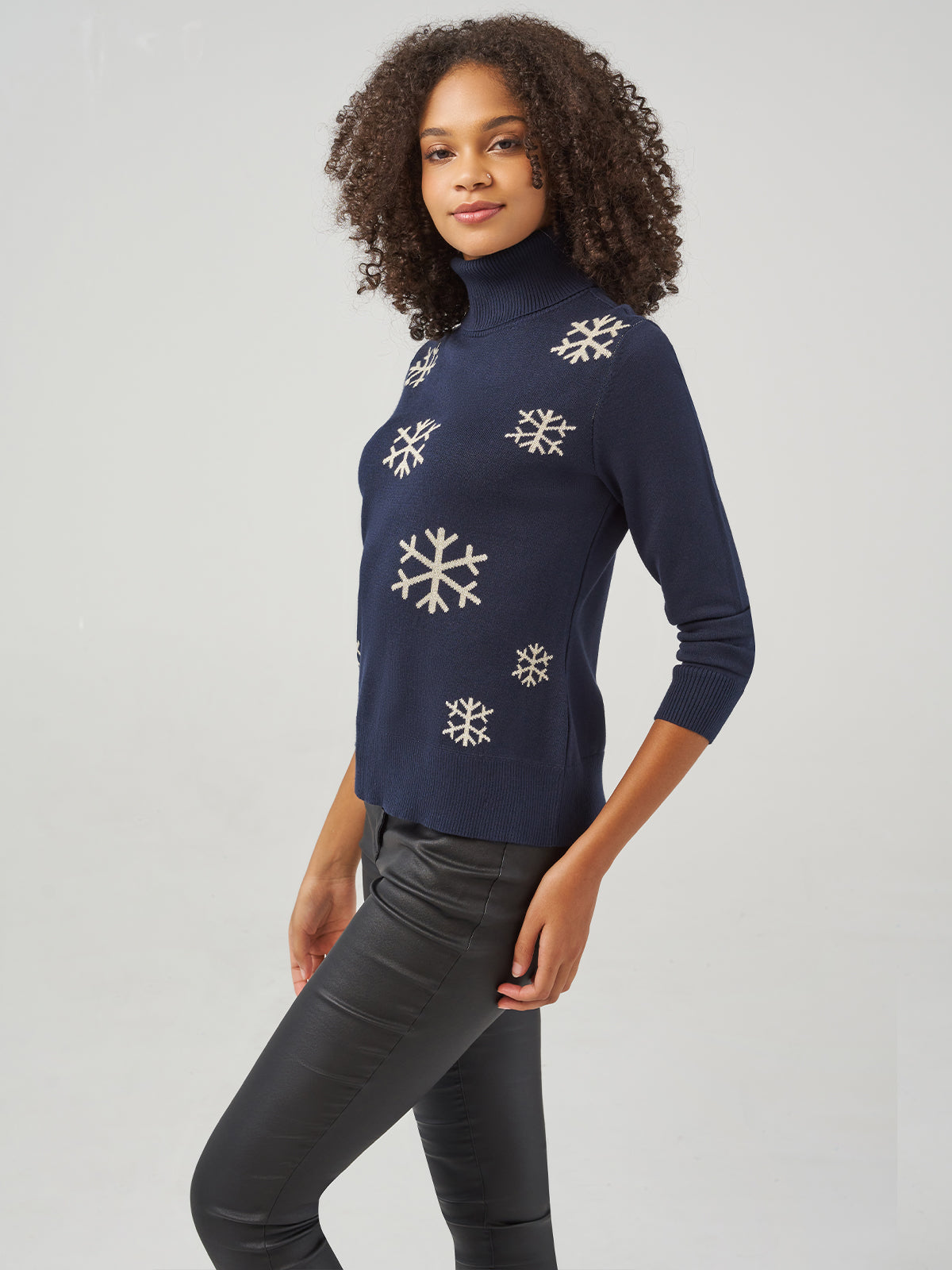 Snowflake Graphic Sweater