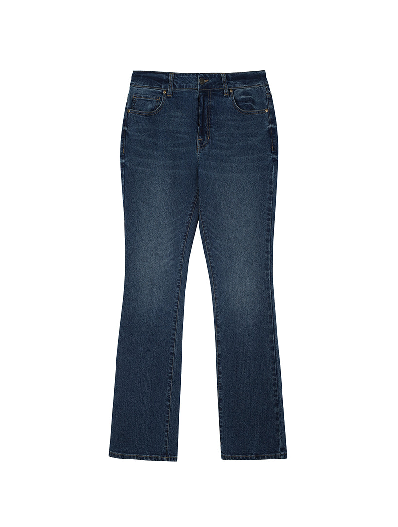 Mid-Rise Slim Bootcut Jeans