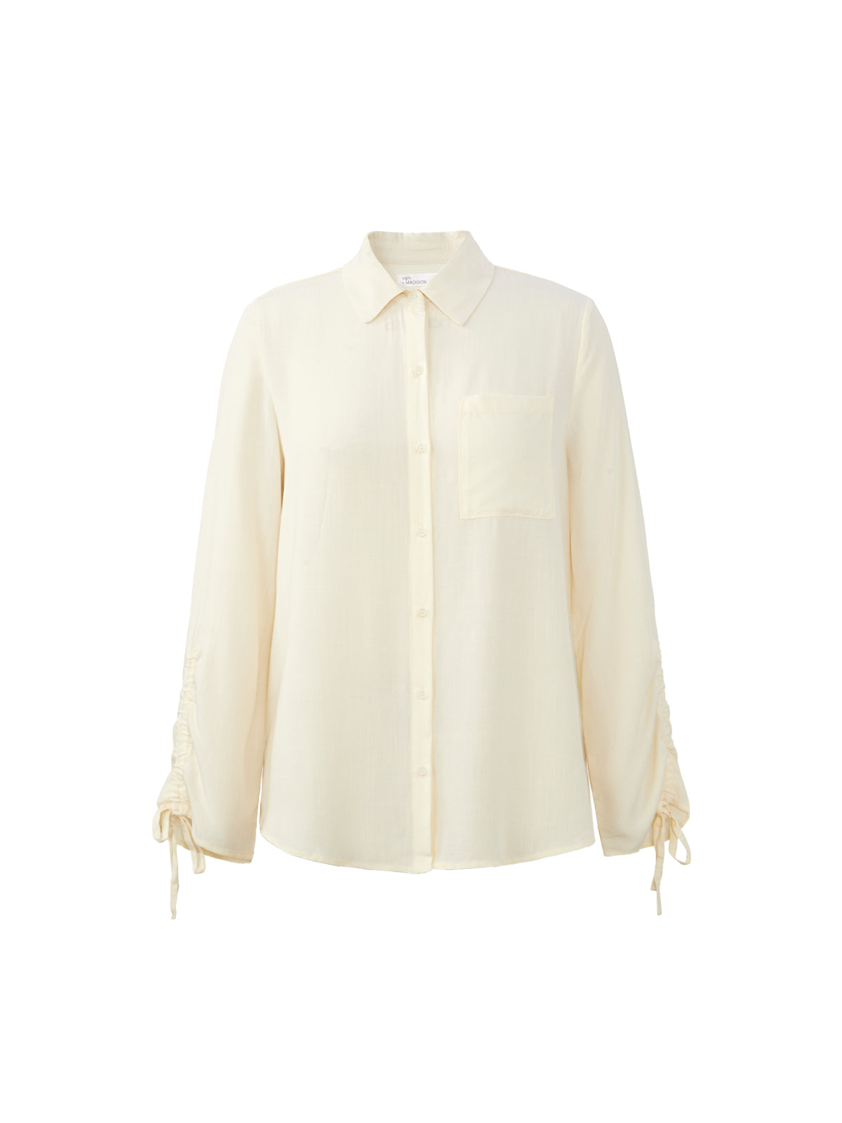 Ruched Sleeves Blouse