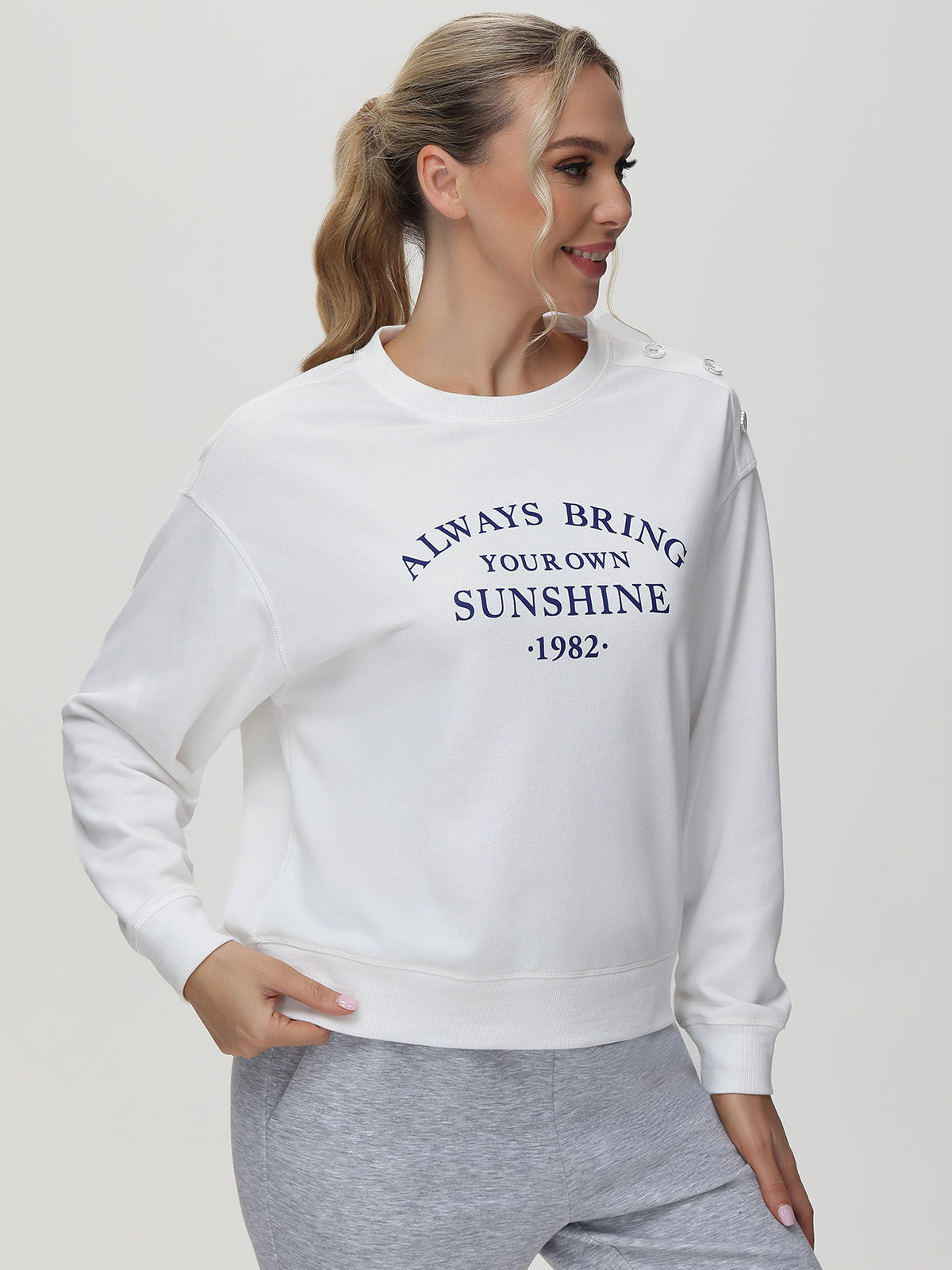 Always Bring Your Own Sunshine Graphic Sweatshirt