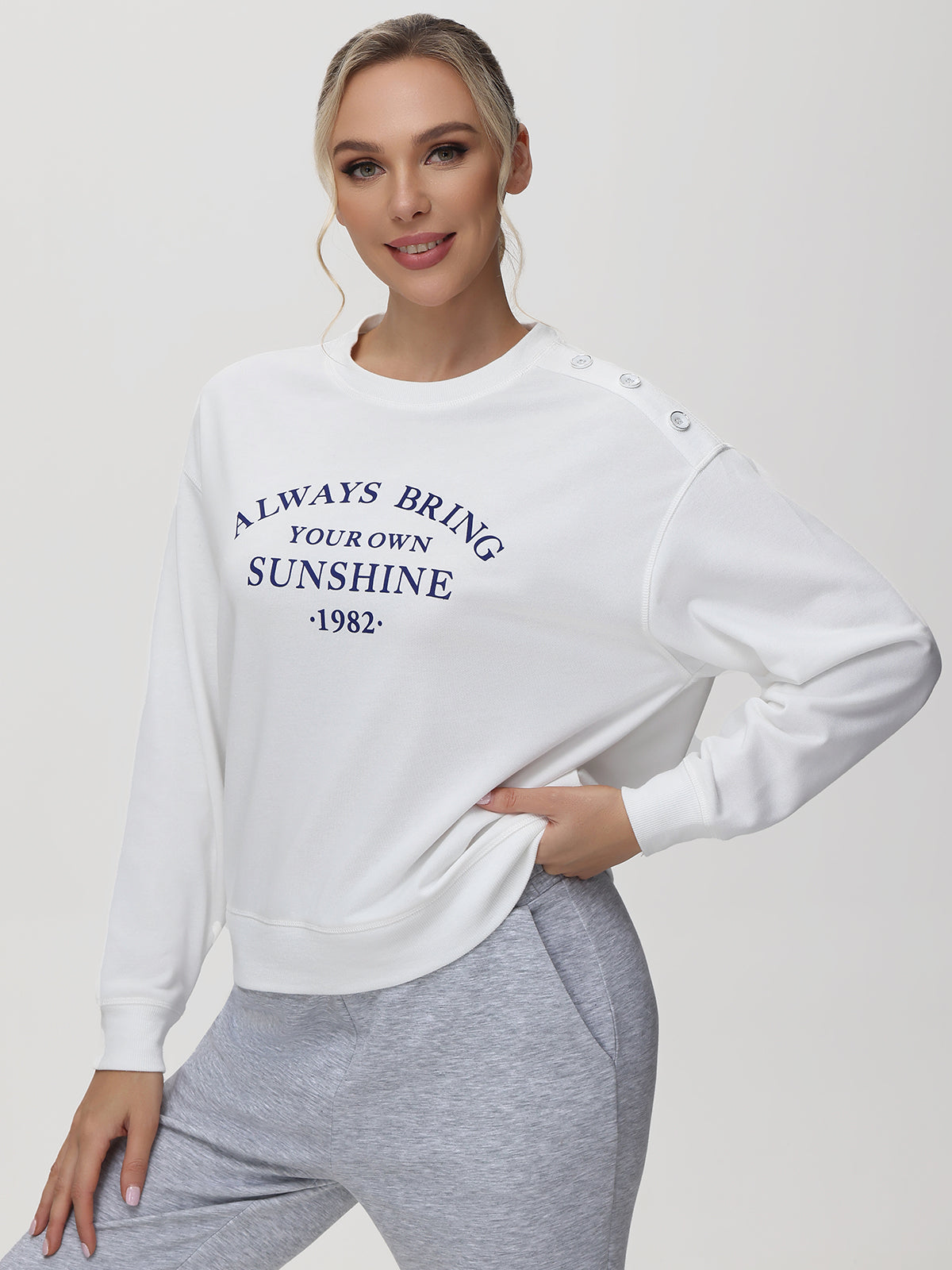 Always Bring Your Own Sunshine Graphic Sweatshirt