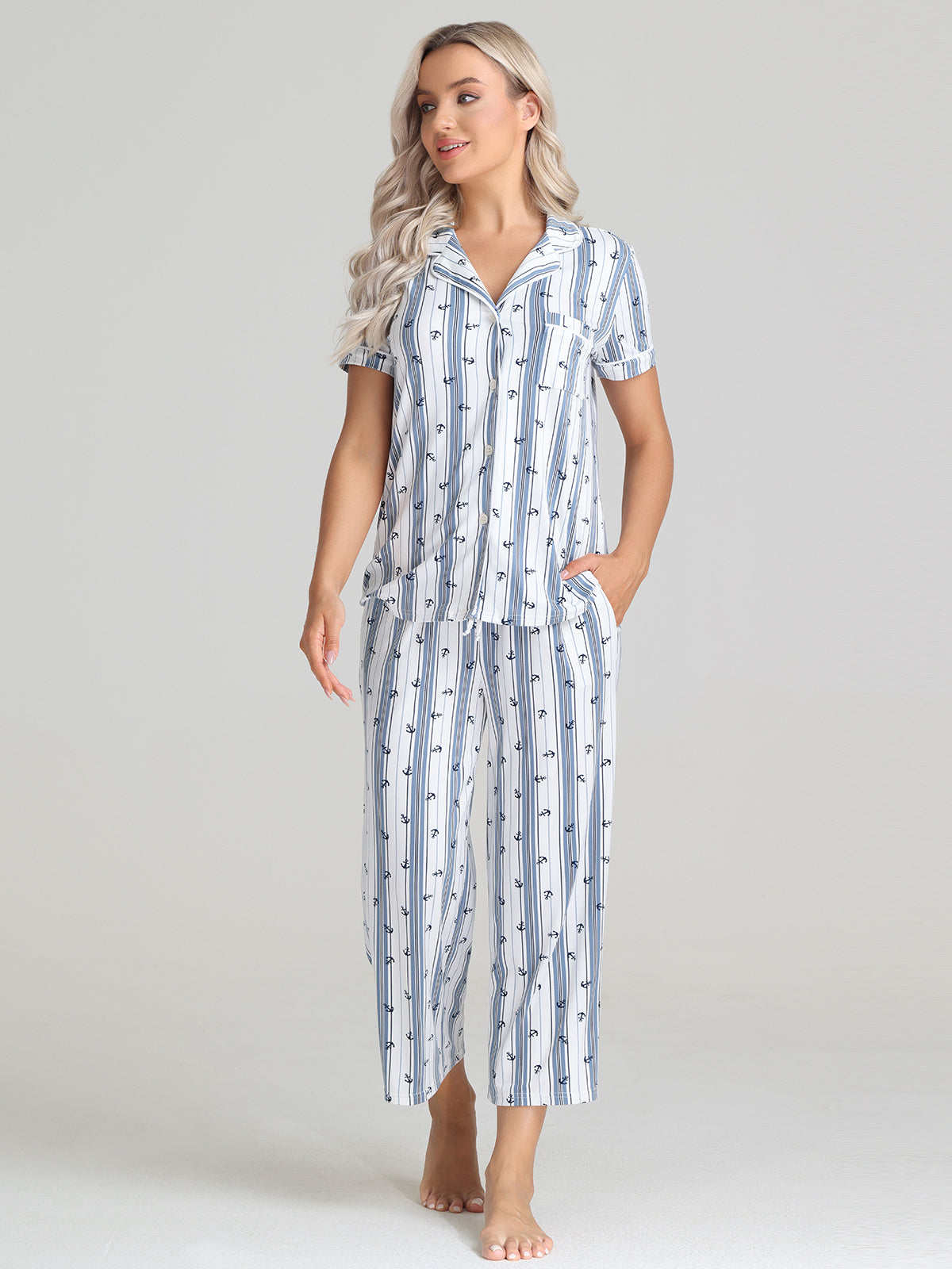 Stripe Pajamas Set