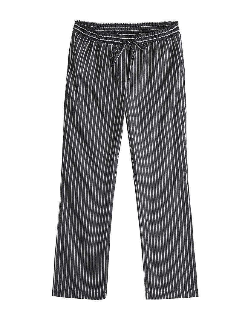 Stripe Twill Drawstring Pant